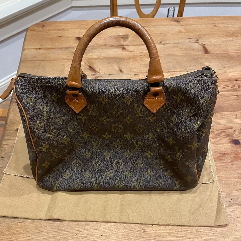 Louis Vuitton Vintage Monogram Speedy Handle Bag